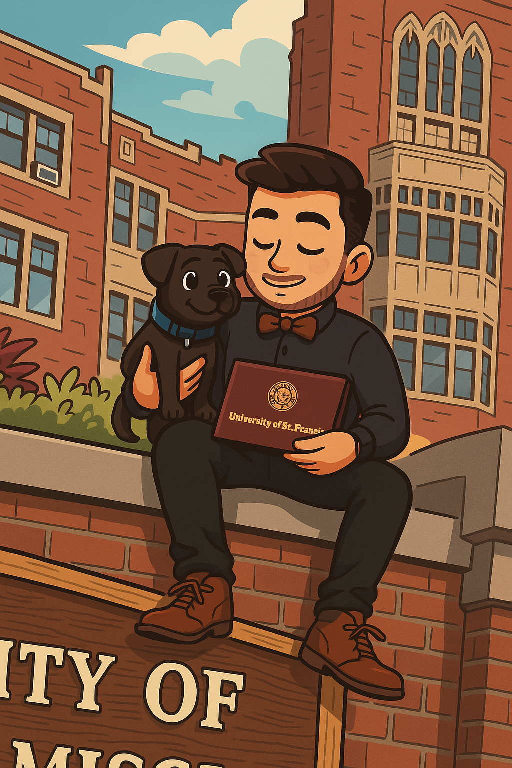 Illustrated portrait of Raul Rosendo — placeholder, swap with real photo